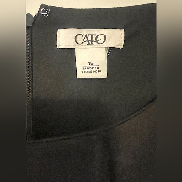 CATO’s Plus Size Black Dress - Picture 5 of 5